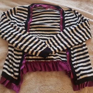Striped cardigan
